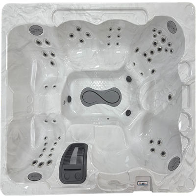 Picture of the inside shell of a Bermuda hot tub