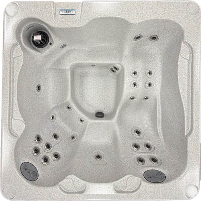 Picture of the inside shell of a Buxton hot tub