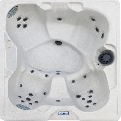 Picture of the inside shell of a Delray hot tub